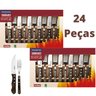 Jogo de Churrasco 24Pçs Jumbo Polywood Castanho Tramontina - 1