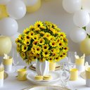 Ver imagem 6 de 9 Flores Permanentes Girassol Amarela Decorações e Enfeites Festas, Eventos e Casa de Alta Qualidade