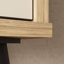 Ver mais imagens de Cômoda com 3 Gavetas para Quarto Pés Palito