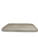 Ver imagem 1 de Bandeja Decorativa de Couro Off White P