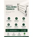 Ver imagem 6 de Toalheiro Elétrico Térmico Inox Polido 304 Timer Digital 1 Toalha - Fio do Lado Direito - 220 Volts