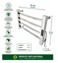 Ver imagem 2 de Toalheiro Elétrico Térmico Inox Polido 304 Timer Digital 1 Toalha - Fio do Lado Direito - 220 Volts