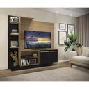 Ver imagem 2 de Estante Tv 55" E 2 Portas Denver Multimóveis V2473 Rustic/Preta Rustic/Preto