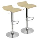 Ver imagem 1 de Kit 2 Banquetas Toquio Wave Enzo Belo Horizonte Giratória com Regulagem