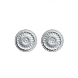Conjunto 2 Rosetas Decorativas de Poliestireno R18 HomEstar