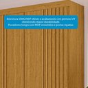 Ver mais imagens de Guarda-roupa Casal Eliza 6 Portas Ripadas 6 Gavetas 100% Mdf Flex Cinamomo - Acp Móveis