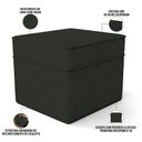 Ver imagem 6 de Poltrona de Amamentação com Balanço e Puff Mavie L02 Linho Verde Musgo - Lyam Decor