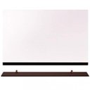 Ver imagem 2 de Conjunto para Banheiro Cuba de Sobrepor Redonda e Espelho Retangular com Prateleira Geris