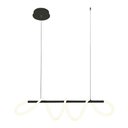 Ver imagem 1 de Lustre Pendente Taschibra Zurique Led Bivolt Preto 3000k Luz Amarela 15051076