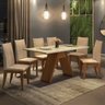Conjunto Sala de Jantar Mesa 6 Cadeiras Araucária Yescasa - 1
