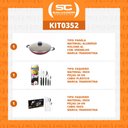 Ver imagem 2 de Kit - Panela Wok 6L 36 Cm Vermelho + 1 Faqueiro 30pç + 1 Faqueiro Inox 24pç - Tramontina