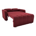 Ver imagem 3 de Sofá Cama Amora Veludo Vinho E432 - Matrix