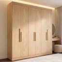 Ver imagem 2 de Guarda-roupa Casal 6 Portas 2 Gavetas 206cm Multimóveis Cr35456 Carvalho Nature