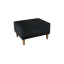 Ver imagem 1 de Puff Decorativo Piva Suede Preto
