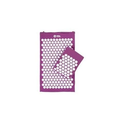 Tapete de Acupressão com Apoio para Relaxamento - Acupress Brasil "roxo"