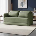 Ver imagem 1 de Sofá Cama Retratil Compacta Dália Fixa Veludo K01 - D’Rossi
