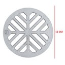 Ver imagem 2 de Ralo Redondo p/ Caixa Sifonada Aluminio 15cm Costa Navarro