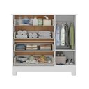 Ver imagem 5 de Cômoda Infantil 95cm 1 Porta e 4 Gavetas Allegra Multimóveis Mp4444 Branco