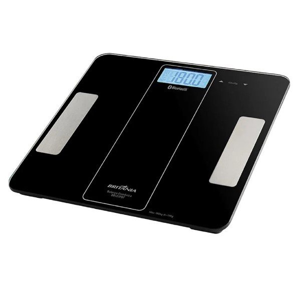 BALANÇA ELETRONICA BRITANIA P/ BIOIMPEDANCIA C/ BLUETOOTH | MadeiraMadeira