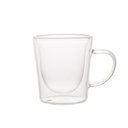 Ver imagem 2 de Cj 2 Xicaras P/cafe Dupla Parede de Vidro Borossilicato100ml