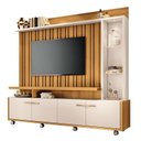 Ver imagem 1 de Estante Home Theater Titan Cinamomo Off White - HB Móveis