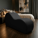 Ver imagem 1 de Poltrona Cadeira Tantra Exótica Vênus Corino:Preto