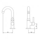 Ver imagem 6 de Conjunto para Banheiro Cuba Suspensa ou de Apoio 11,5cmx33cmx29cm e 1 Torneira Bica Móvel Japi