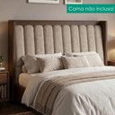 Ver imagem 2 de Cabeceira Queen 160 cm Lumina com Frame Linho Tca 202 Corino Tcs 721 Peer