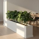 Ver imagem 6 de 3 Mini Plantas Artificiais Filodendro 55cm Verde Natural para Vasos Decorativos