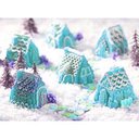 Ver imagem 2 de Forma de Silicone Walfos para Bolo em Formato Casa Pequena, Molde de Silicone para Bolo de 6 Casas