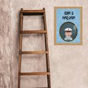 Ver imagem 2 de Quadro Moldura Dourada Umbanda Marujada 24x18cm:com Acetato