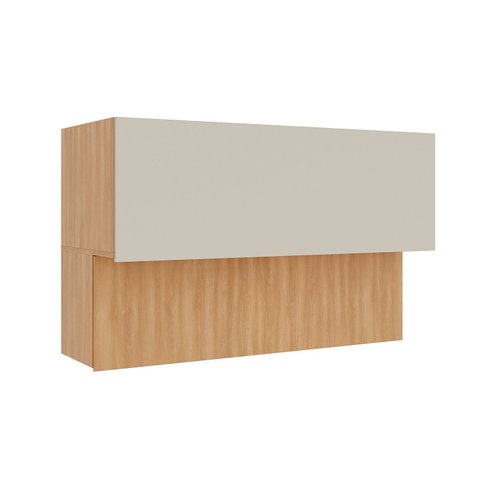 Armário Aéreo 2 Portas Basculantes 120cm Aroeira CabeCasa MadeiraOriginals