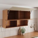 Ver imagem 5 de Armário Aéreo Planejado 2 Portas Basculantes 120cm Aroeira CabeCasa MadeiraOriginals Cinza/Sereno/Cedro