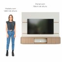 Ver imagem 4 de Painel de Tv até 65 Pol. Luna Babus - Off White / Cinamomo Ripado