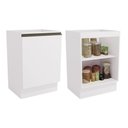 Ver imagem 1 de Balcão De Cozinha 60 cm 1 Porta Maxxi Branco Kappesberg