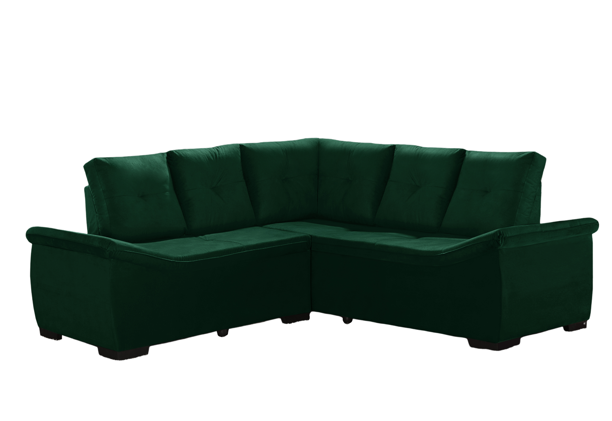 Sofá Canto 5 Lugares Suede Japão Sofá Casa