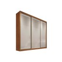 Ver imagem 1 de Guarda Roupa 3 Portas de Correr e 8 Gavetas Arezzo-medelim Cumaru-fendi - Novo Horizonte