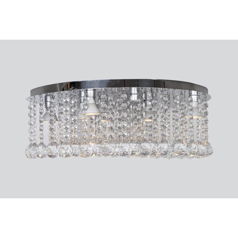 Lustre Pláfon em Alto Brilho para Sala de Estar Vai Montado
