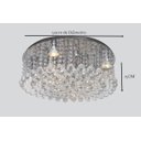 Ver imagem 5 de Lustre Pláfon em Alto Brilho para Sala de Estar Vai Montado