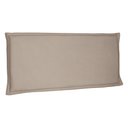 Ver imagem 1 de Cabeceira Painel Estofada Cama Box Casal Queen Veneza 160cm Suede Bege - Desk Design
