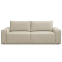 Ver imagem 3 de Sofá 4 Lugares Retrátil Reclinável para Sala de Estar 280cm Nicastro F04 Linho Creme - Lyam Decor