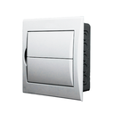 Ver imagem 1 de Quadro de Distribuição Modelo Embutir para 18/24 Disjuntores Tam. 35,4x34,6cm Branco Durín