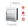 Quadro de Distribuição Modelo Embutir para 18/24 Disjuntores Tam. 35,4x34,6cm Branco Durín - 2