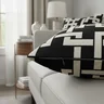 Capa de Almofada Grécia Jacquard 45x45cm Estampa Frente e Verso com Zíper Cor Preto - 4