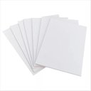 Ver imagem 1 de Chapa Mdf Branco 3mm Placa 20x28 Cm A4 para Artesanato Adesivo 10 Unidades