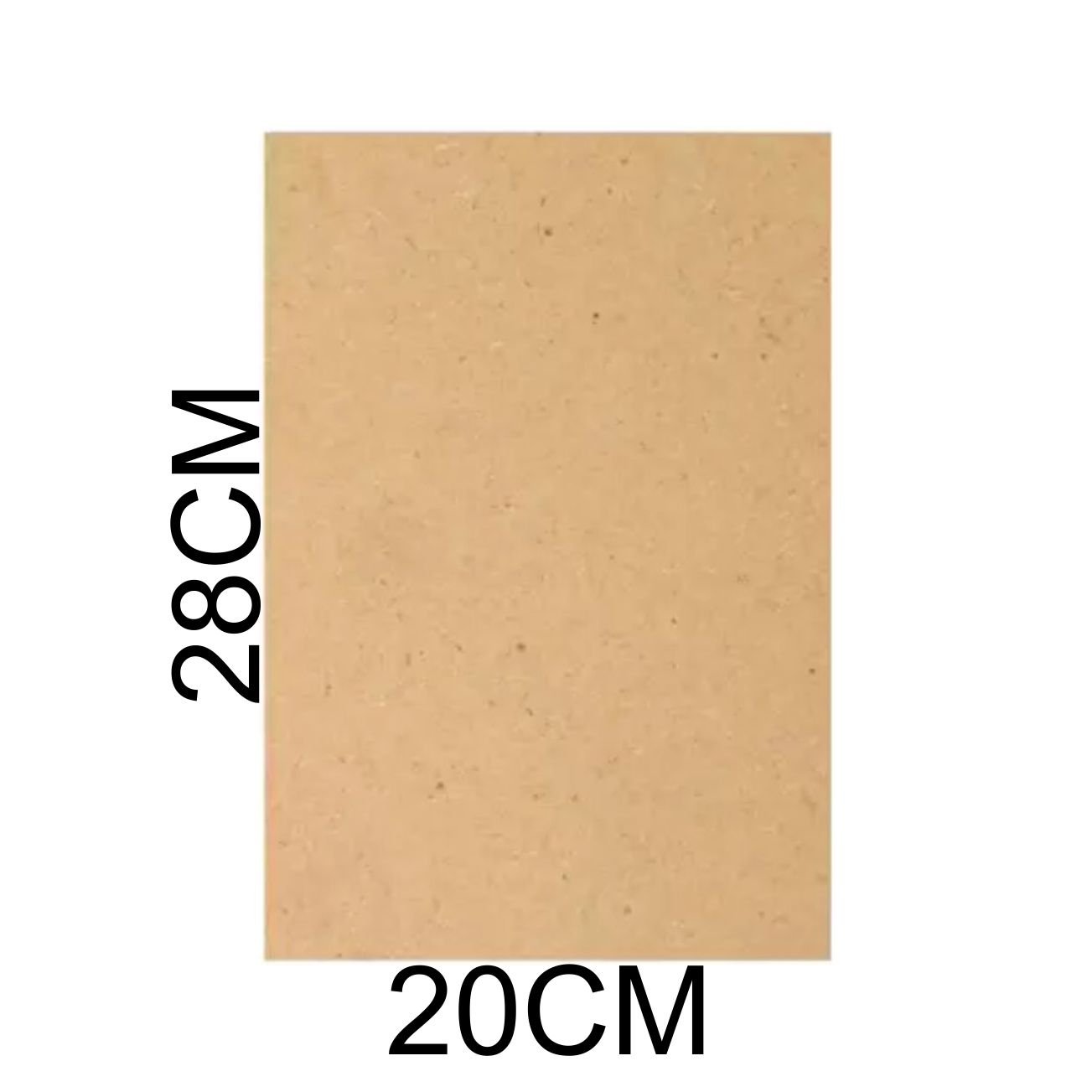 Chapa Mdf Branco 3mm Placa 20x28 Cm A4 para Artesanato Adesivo 10 Unidades - 5