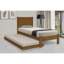 Ver imagem 1 de Cama de Solteiro Lara c/ Cama Auxiliar Madeira Maciça Pinus