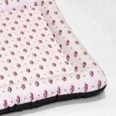 Ver imagem 4 de Colchonete Cama Pet Grande 80x100cm Impermeável Retangular Confortável Espuma Macia Cachorro Rosa
