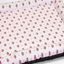 Ver imagem 2 de Colchonete Cama Pet Grande 80x100cm Impermeável Retangular Confortável Espuma Macia Cachorro Rosa