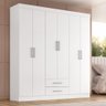 Guarda-Roupa Casal 6 Portas 2 Gavetas Kioto - 2